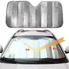 Parasol para Coche Escudo Frontal Película de Aluminio Protección Solar de Verano y Aislamiento Térmico Escudo Solar