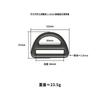 Accesorios de hardware para equipaje con hebilla en forma de A de una pulgada y media, ancho interior de 3,8 cm, accesorios de hebilla triangular, hebilla decorativa en forma de A