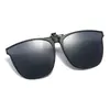 2021 Nuevas Gafas de Sol Polarizadas con Clip Plegables de Moda, Montura Grande, Ligeras para Hombres y Mujeres, Clip-On para Gafas, Venta al por Mayor
