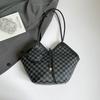 Outono Nova Bolsa Tote Bolsa Feminina Estampada Bolsa de Trabalho 2025 Estilo Estrangeiro Moda Simples Bolsa de Ombro