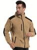 Chaqueta informal de otoño para hombre, de manga larga, con cremallera en la muñeca y cuello alto, para jóvenes.