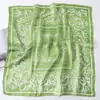 Lenço Fino de Primavera e Verão Moda Versátil Elegante Lenço Quadrado Pequeno Lenço Quente de Outono e Inverno para Mulheres Lenço Pequeno Decorativo Profissional