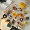Imán de Refrigerador de Comida Artificial Estéreo 3D Personalizado Creativo Lindo Alto Valor Resina Magnético Pegatina Magnética Decoración
