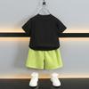 Conjunto de Verano con Mangas Cortas para Bebé Niño 2026 Nuevo Elegante Conjunto de Dos Piezas para Bebés y Niños, Ropa Delgada de Moda para Niños