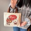 Bolso de Lona de Moda para Mujer 2026 Nuevo Modelo Bolso Tote Bolsa para Lonchera Minibolsa de Mano Bolsa para Almuerzo de Estudiante y Viajero al por Mayor