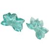 Sensación fría todo-partido transparente forma irregular flor resina parche diy aretes aretes accesorios para el cabello material venta al por mayor