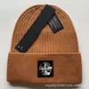 Chapéu de lã novo para outono e inverno de 2023 marca de moda europeia e americana chapéu de tricô casual chapéu quente frio com aba proteção para as orelhas masculino e feminino