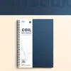 Caderno Espiral Retrô Caderno B5 Bonito Estudante Espessado Diário de Anotações Estudante Universitário Exame de Admissão de Pós-Graduação Papelaria