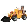 Carretilla Elevadora Eléctrica Pequeña Pinza de Tracción Multifuncional Obra de Construcción Cuatro-Cultura Pala para Retirar Estiércol Arena Maíz Trigo Bulldozer