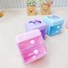 Caja de Almacenamiento Mini Tipo Cajón Estilo Dibujo Animado Japonés Lindo Escritorio para Niños Caja Organizadora de Joyas de Doble Capa Joyero Caja Pequeña