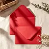Sobre invitación de papel kraft autoadhesivo simple retro estilo europeo transfronterizo bolsa de documentos colorida