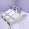 Gancho de Ropa Transfronterizo Recubierto de Plástico, Antideslizante, Tendedero sin Marcas, Gancho de Ropa para Adulto, Tendedero para Ropa de Almacenamiento de Dormitorio