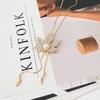 Nuevos accesorios de ropa de otoño e invierno, cadena de suéter a la moda que combina con todo, collar creativo personalizado largo para mujer, joyería, ropa al por mayor