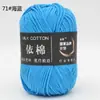 Yi Algodón 4 Hebras Algodón Leche Grosor Medio Lana Bouquet Manta Chal Bufanda Ganchillo DIY Tejido a Mano Bolsa de Materiales