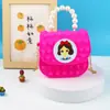 Bolso Bandolera Vanguardia para Hombro Niños Bandolera Bolso de Mano Perla Burbuja Bolso Bandolera de Silicona para Hombro Bolso Gelatina