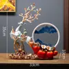 Atacado novos ornamentos chineses criativos de areia movediça decorações para armário de vinho varanda rack de TV sala de estar artesanato de mesa da sorte
