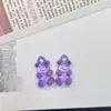 Chicas japonesas y coreanas transparente gelatina cinta colgante oso DIY tocado pendientes resina carcasa de teléfono móvil accesorios al por mayor