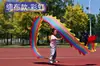 Atividades de Fitness Estudantil no Campus, Dança do Dragão na Praça, Dança Infantil com Fitas Coloridas, Dança do Dragão de 3m com Bastões Infantis