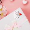 500 pegatinas/stickers de stickman, manual para niños, lindas pegatinas redondas, etiquetas decorativas de alto valor