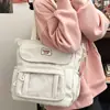 Bolsa de Dolor Simple Versátil de Gran Capacidad Versátil Bolsa de Bebé Transparente 20cm Estudiante Femenina Japonesa de Hombro Cruzado Chic