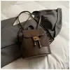 Moda Primaveral 2026 Bolso Sencillo Nuevo Bolso Pequeño de Hombro para Chica con Estilo Mochila Retro Casual