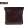 Bolsa de Cosméticos de Cierre Automático Creativa Mini Bolsa de Cosméticos Portátil Bolsa para Auriculares y Cables de Datos con Resorte Pu