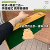 Mini Set de Mahjong Plegable para Viajes al Aire Libre, para Uso en Casa, Accionado a Mano, Adecuado para Dormitorio, Camping, Reuniones de Mesa, Mesa de Mahjong
