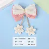 Accesorios Creativos de Lazo Encaje Tejido Flor Lazo para Corbata Niños Pasador Accesorios para Ropa Accesorios para Joyería DIY