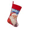 Decorações de Natal transfronteiriças Padrão de desenho animado criativo Meia de Natal Decoração de lareira de Natal Sacola de presente Enfeites pendurados para feriados