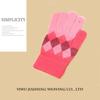 Guantes cálidos de invierno con contraste de rombos de diamante para hombres y mujeres, estudiantes, pareja, moda coreana, tejidos de cachemira, pantalla táctil
