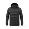 Invierno transfronterizo nueva ropa calefactable tres controles once zonas calefacción inteligente abrigo acolchado de algodón temperatura constante cálido con capucha manga larga chaqueta acolchada de algodón