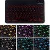 Adecuado para Ipad10.2Air5 Funda Protectora con Teclado Bluetooth Ipad11 con Ranura para Lápiz Funda de Cuero para Tablet con Panel Táctil
