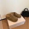 Zapatos Birkenstock para Mujer 7cm Retro Hebilla Única Pedrería Suela Gruesa 2026 Otoño Nuevo Perezosos Slip-on Punta Cerrada Media Pantufla