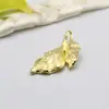 Nueva joyería de cobre fundido hecha a mano, hojas creativas, accesorios para el cabello de novia, material colgante, adornos de hojas