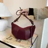 Bolsa Retro Mate para Mujer 2026 Nuevo Estilo Moda Casual Bolso de Hombro Nicho Popular Bolso Cruzado Bolso Croissant