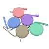 Bolsa de silicona para guardar monedas, estuche para labial y auriculares, con cremallera, bolsa de almacenamiento impermeable, monedero, portátil
