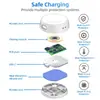 Para Samsung Galaxy Watch 6 5Pro 5 4 3 Base de Carga Inalámbrica Cargador Dividido Blanco
