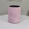 Soporte para Bolígrafos Redondo de Oficina de Mezclilla y Cuero Personalizado de Fábrica Soporte para Bolígrafos de PU Gran Capacidad Portátil Grande Lg-B010