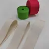 Venta Directa de Fábrica de Cinta de Algodón Puro Acanalado Engrosada en Color Borgoña, Cinta de Tela de Borde Ancho para Ribetes de Ropa, Correas de Equipaje y Accesorios