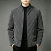 Abrigo de algodón grueso con forro polar de invierno para abuelo, para hombres de mediana edad y mayores, chaqueta de algodón cálida de pana, prenda superior para hombre, transfronterizo