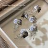 Celebridad en línea joyería para uñas mariposa Camelia ángulo recto pila Diamante Maillard Perla aleación accesorios para uñas Flor Diamante Bola