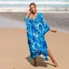 Chaqueta Cover-Up de Bikini de Rayón Europeo y Americano Transfronterizo para Traje de Baño de Aguas Termales, Ropa Exterior, Falda de Playa Marítima, Chal para Traje de Baño para Mujer