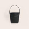 Bolso Cubo Tote de Cuero Genuino de Gama Alta Togo, Estilo Coreano y Japonés, Piel de Vaca de Primera Capa, Bolso de Viaje para Mujer, Hecho a Medida por el Fabricante