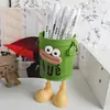 Divertida Caja de Almacenamiento de Escritorio para Estudiantes de Gran Capacidad con Boca Grande para Bolígrafos Niños y Niñas Oficina Decoración Creativa Premio Regalo
