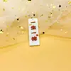 Placa Acrílica Doble Cara Tigre Tigre Shengwei Placa Buen Vivir Texto Colgante Llavero Accesorios para Colgar