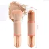 Popular set de brochas de maquillaje portátil, multifuncional cuatro en uno para colorete, polvo, sombras de ojos, herramientas de belleza para principiantes