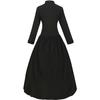 Amazon Wish Vestido Medieval Novo de Halloween Feminino Gola Leve Bainha Grande Regra Vestido Longo Retrô