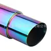 Tubo de escape de aço inoxidável modificado para carro, direto da fábrica, interface de 55 mm, silenciador traseiro universal, tambor em linha