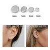 Aleación de Titanio F136 Cabeza Redonda de Pastel de Repuesto Cabeza para Joyería DIY Aleación de Titanio G23 Labio Uña Pendientes Accesorios Joyería para Piercing