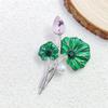 Broche Folha de Lótus Retro Estilo Chinês Cravejado com Pedras para Mulheres, Fashion, Requintado e Versátil, Broche Personalizado, Broche para Jaqueta e Cardigã
